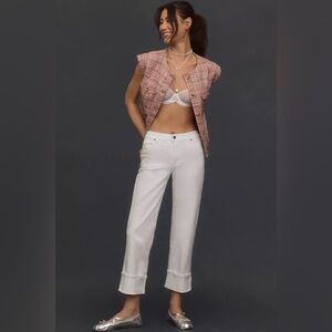 Fidelity Denim Cali Cuffed High-Rise Crop Straight-Leg Jeans/Pants | NEW/NWT!!♥️